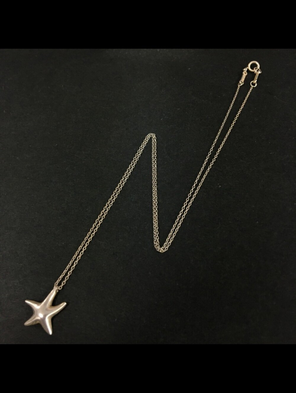 Authentic Tiffany & Co. Elsa Peretti Starfish pendant necklace sterling silver